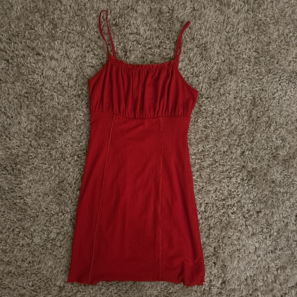 red babydoll dress from twiin